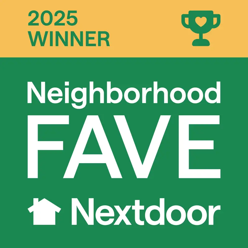 Nextdoor 2025 Winner, Neighborhood Fave badge